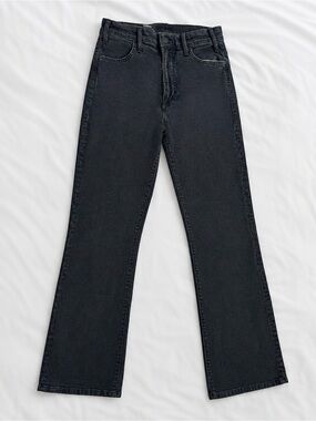 MOTHER Petite Lil Hustler Ankle Black Jeans